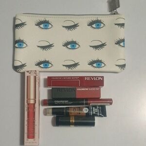 Revlon Lipstick Collection with Eye-Print Pouch